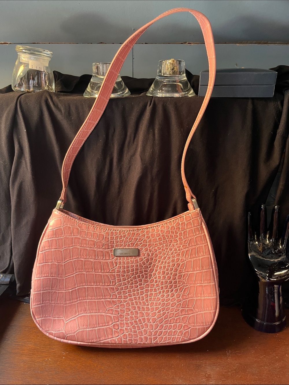 Liz Claiborne shoulder handbag/purse.  Pink.
